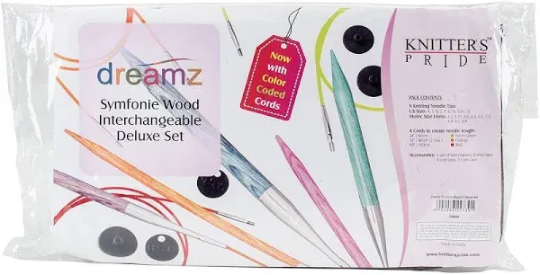 Knitter&#039;s Pride ::Dreamz Symfonie Wood Deluxe Interchangeabl<wbr/>e Needle Set::