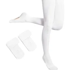 HETH Ballet Tights for Girls Ultra Soft Dance Tights Convertible Pink Tight