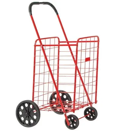 Deluxe Steel Shopping Cart XL