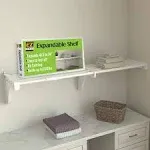 DIY Expandable Closet Shelf (NO Hanging Rod) Easy to Install to 2 Sidewalls