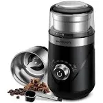 SHARDOR Adjustable Coffee Grinder Electric, Black