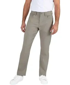 Gerry Men&#039;s Tech 5 Pocket Stretch Fabric Comfort Waistband Pant (Gray,38x32)