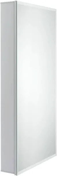 Miseno 36 x 15 in. Frameless 1 Door Medicine Cabinet, Brushed Nickel