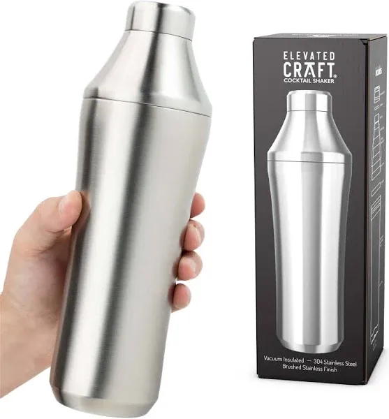 Elevated Craft Hybrid Cocktail Shaker - Premium Vacuum Insulated Stainless Steel