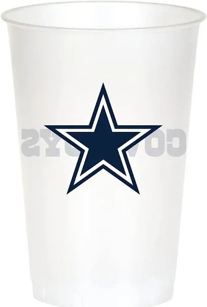 Creative Converting Dallas Cowboys Plastic Cups