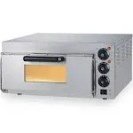 VEVOR Electric Pizza Oven Countertop 16-inch, 1700W Commercial Pizza Oven with ...