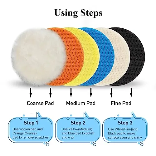 Autolock Buffing Polishing Pads