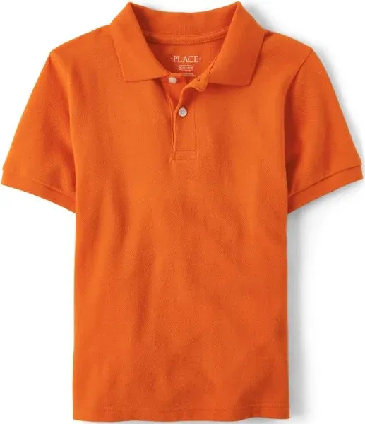 The Children's Place Boys' Uniform Short Sleeve Pique Polo