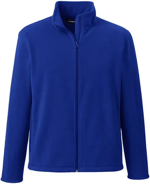 Lands' End Men's Full-Zip Mid-weight Fleece Jacket