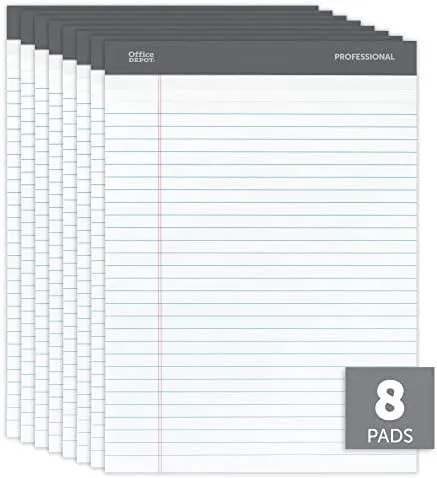 Office Depot Professional Legal Pad 8 1/2in. x 11 3/4in