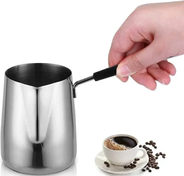 600Ml/20Oz Turkish Coffee Pot – 304 Stainless Steel Coffee and Butter Warmer, Pr