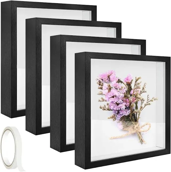 4 Pack 8 x 8 Shadow Box Picture Frame