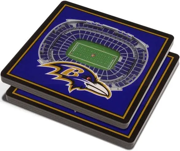 Baltimore Ravens 3D Stadium View Coaster