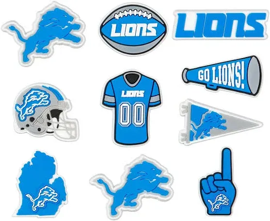 Detroit Lions Team Clog Charms