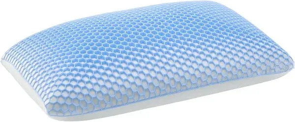 Harmony Pillow For Sleeping Elastic Grid Hex With Natural Latex Core Breathable