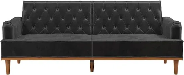 Mr. Kate Stella Vintage Convertible Sofa Bed Futon