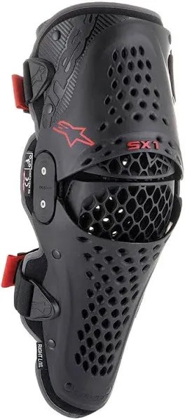 Alpinestars SX-1 V2 Knee Protector Black Red