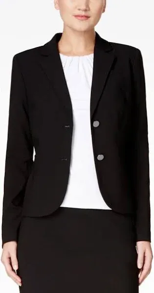 Calvin Klein Two-Button Blazer - Black 10