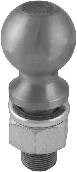 CURT 2-5/16" Trailer Ball (1-1/4" x 2-5/8" Shank, 30,000 lbs., Raw Steel) Trailer Hitch Ball