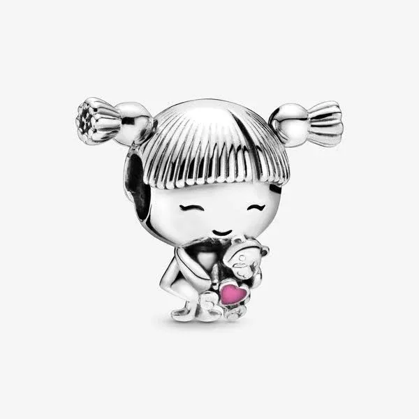 Pandora Charm 798016EN160 Girl with Pigtails