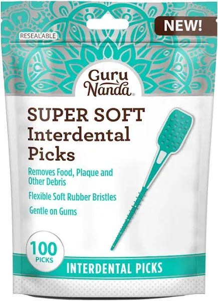 GuruNanda Super Soft Interdental Picks