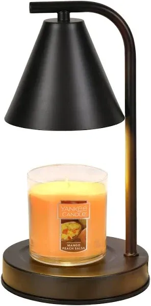 Candle Warmer Lamp, Electric Candle Lamp Warmer for Mom Women House Warming Gifts New Home Bedroom Decor Dimmable Wax Melt Warmer for Scented Wax with 2 Bulbs, Jar Candles (Black)