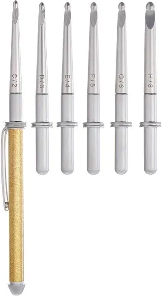 Penn State Industries PKCROCHET Interchangeable Crochet Hook Kit Set Woodturning Project