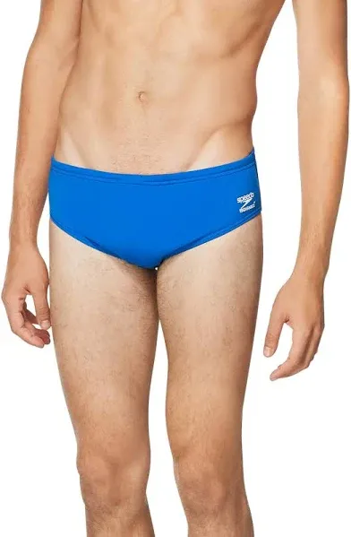 Speedo Men&#039;s Standard Swimsuit Brief Endurance+ Solid Adult Size 30