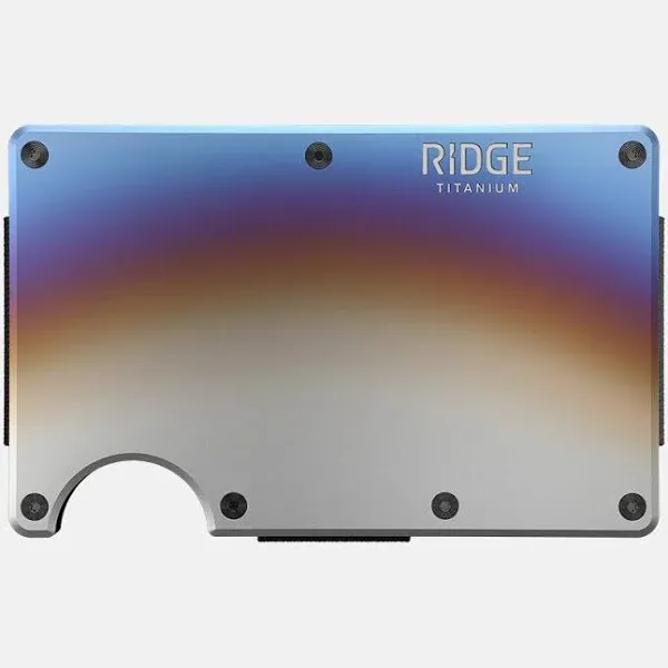 Ridge Men's Aluminum Wallet Black