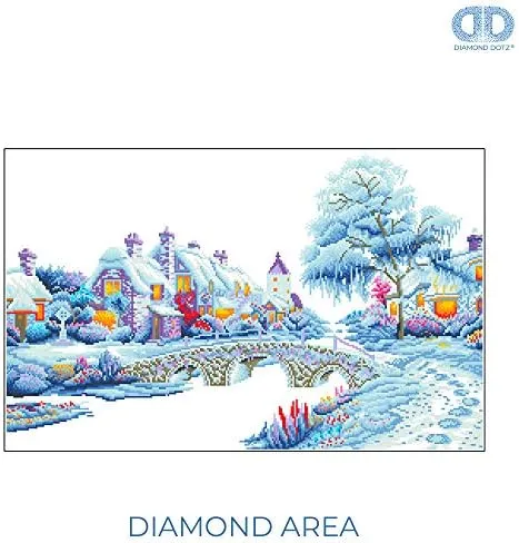 Diamond Dotz Winter Village Diamond Facet Art Kit