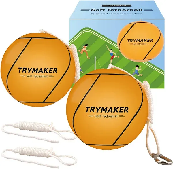 Trymaker Tether Balls and Rope Set for Kids