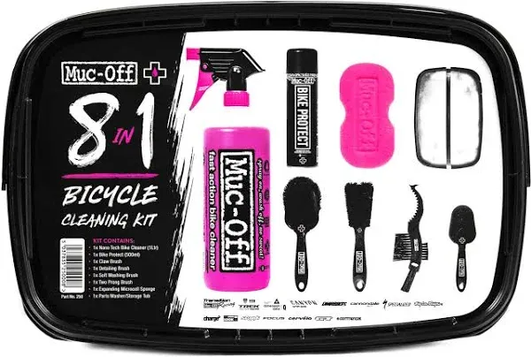 Muc-Off 8-in-1 Cleaning Kit: Tub with 8 Pieces