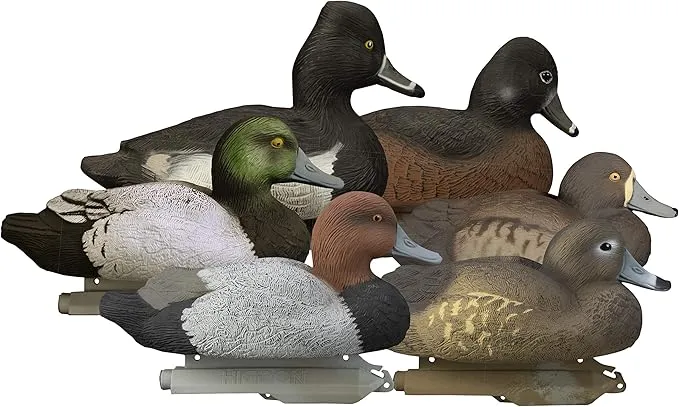 Higdon Outdoors Standard Diver Pack Duck Decoys, Foam-Filled