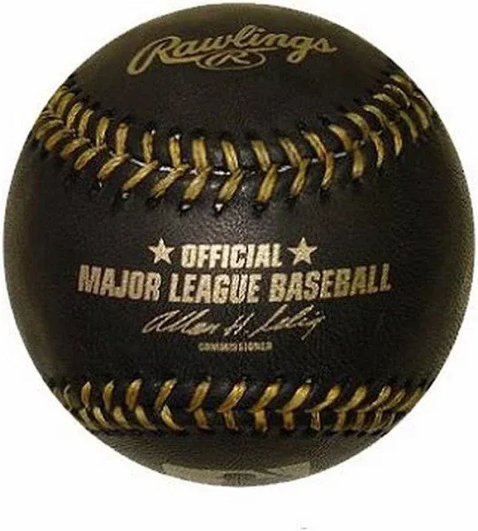 Rawlings MLB Black Baseball