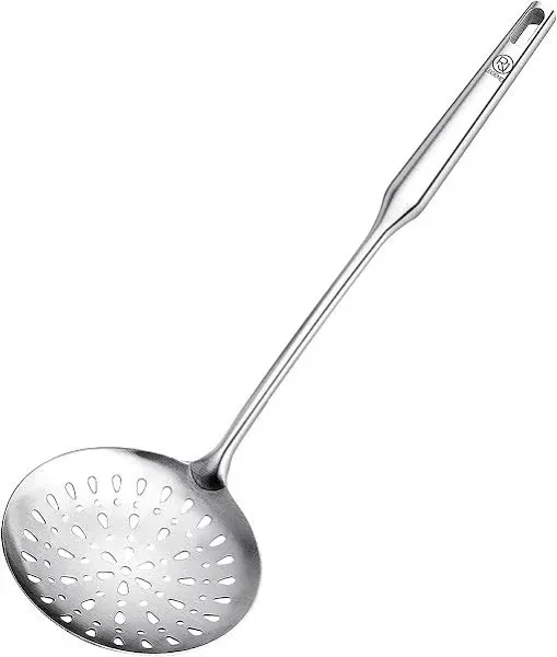 RJ Legend 304 Stainless Steel Slotted Spoon, Oil Skimmer