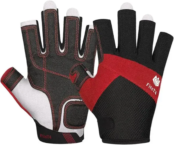 Fitst4 Kayaking Gloves For Men, Women, And Youth With 3/4 Or Full Fingers And