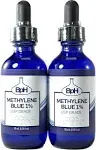 Methylene Blue, 1% USP (Pharmaceutica<wbr/>l) Grade: 2×50 mL Twin Pack Glass: 3rd 