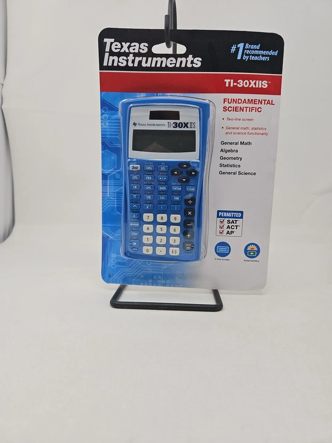 Texas Instruments Ti 30X II Solar Calculator Blue