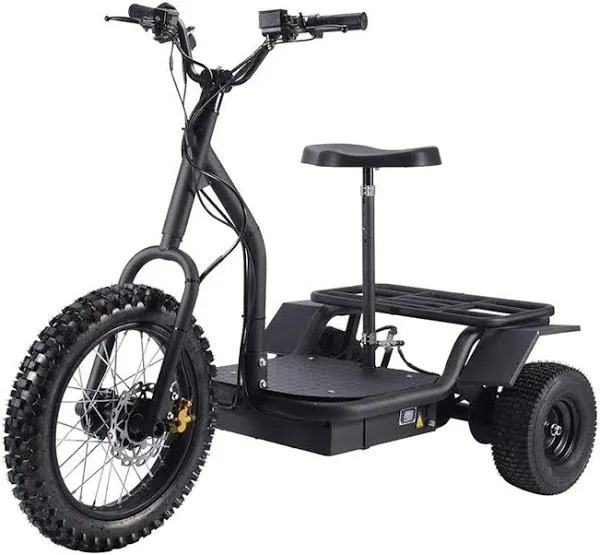 Mototec 500 Watt 48V 3 Wheel Electric Trike Mobility Scooter