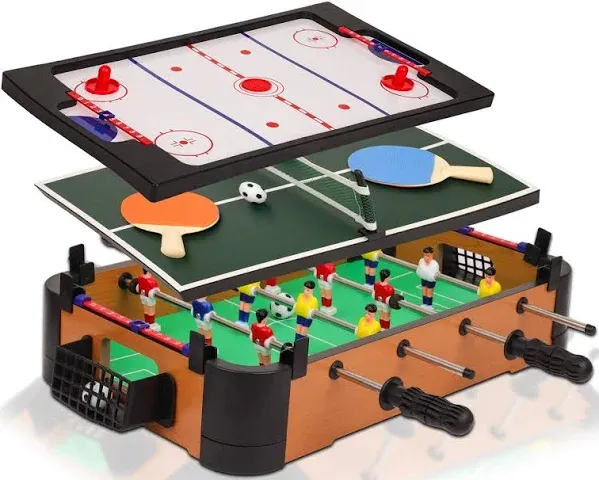 Point Games Hockey Table, Mini Table Games for Kids, Arcade Game for Boys & Girls, Great Gift fro Children Ages 3+