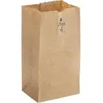 Duro 4 lb. Brown Paper Bag - 500/Bundle