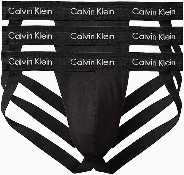 Calvin Klein Men's Cotton Stretch 3-Pack Jock Strap