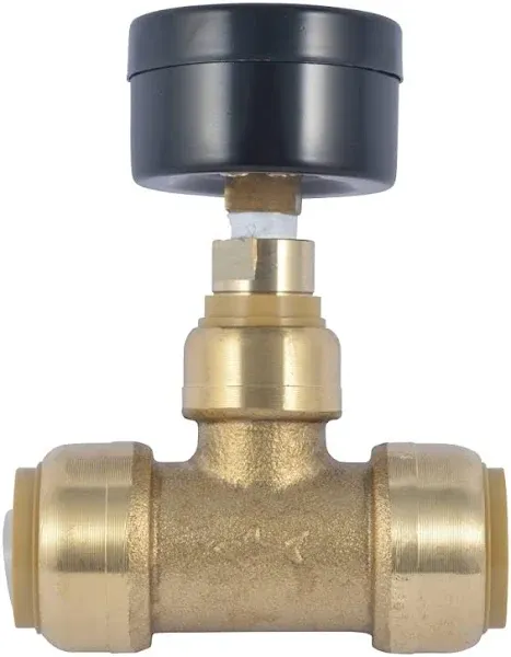 Sharkbite Brass Push-to-Connect Pressure Gauge 24438