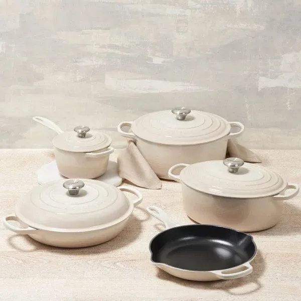 Le Creuset Signature Enameled Cast Iron 9-Piece Cookware Set