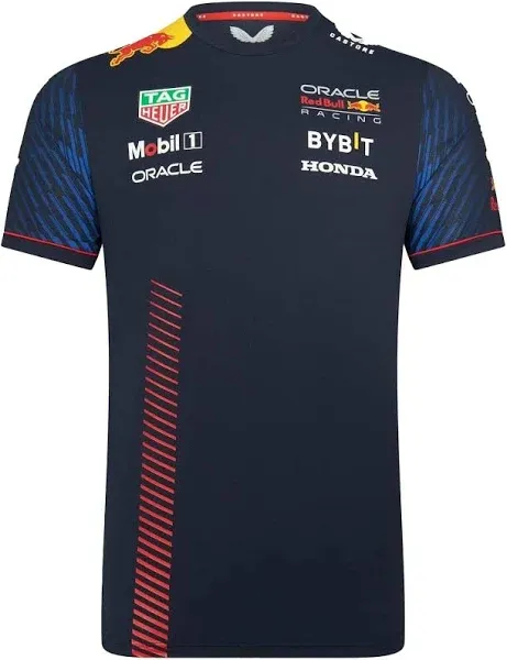 Youth Castore Navy Red Bull Racing 2023 Set-Up T-Shirt