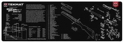 TekMat, Ruger Mini 14 Rifle Mat, 11&#034;x17&#034;