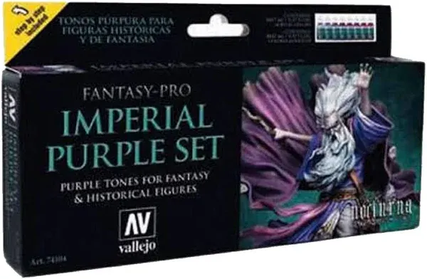 Vallejo Game Colour Imperial Purple 8 Colour Set