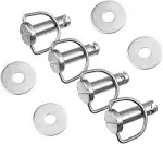 Fastener-1/4 Turn with Washers/Harley Saddlebag Mounting Pin Bolts/Motorcyc<wbr/>le...