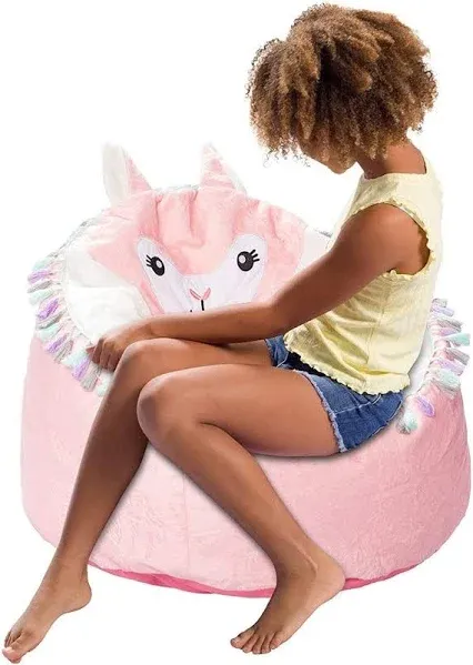 Posh Creations Cute Soft and Comfy Bean Bag Chair for Kids, Animal - Panda