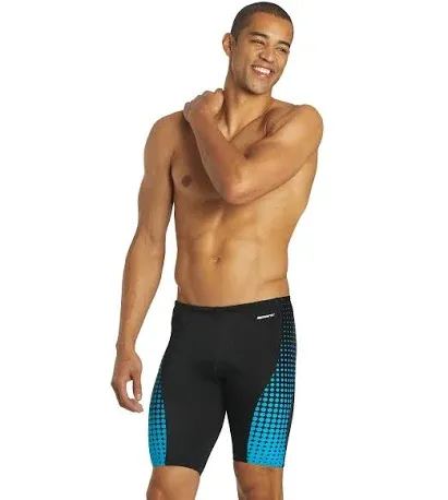 Sporti Molecule Splice Jammer Swimsuit 22-44 Blue/Black